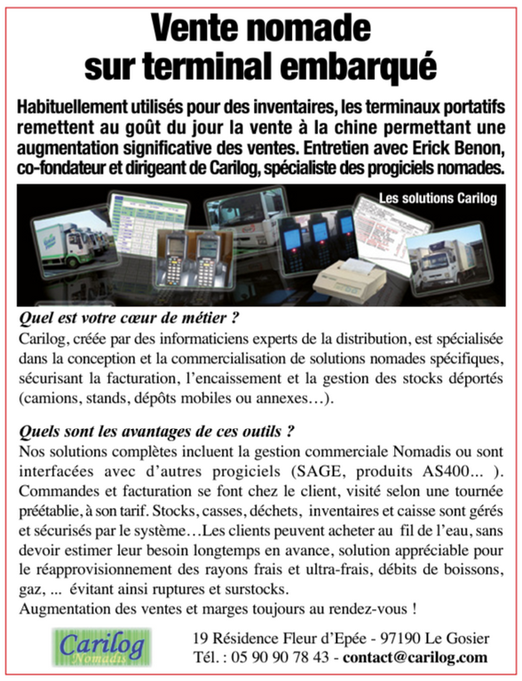 Article magazine ENTREPRENDRE Avril 2013